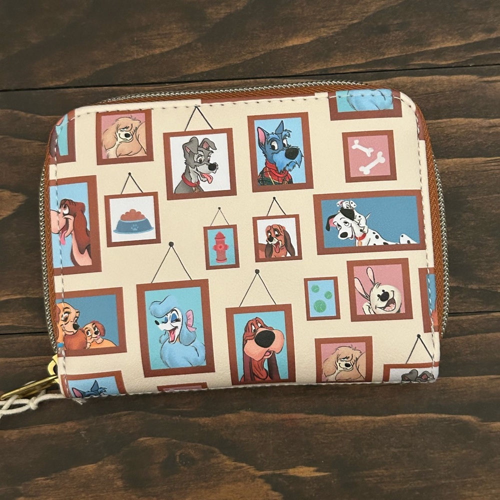Loungefly Disney Dog’s Gallery mini backpack and mini wallet - Picture 5 of 8